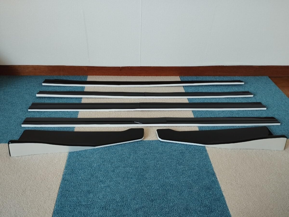 ヴォクシーノアエクスファイア80系自作加工2色塗分風サイドステップ